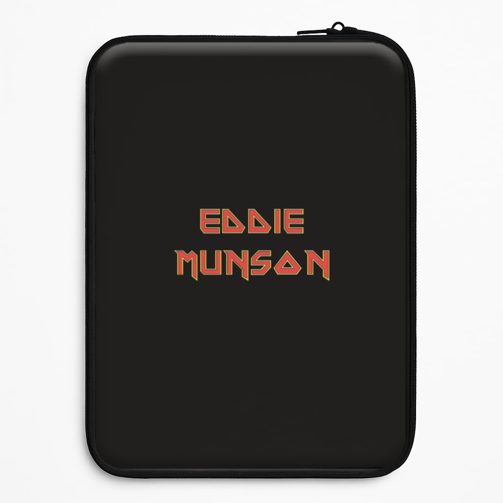 Eddie Munson Text Laptop Sleeve