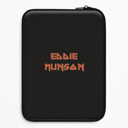 Eddie Munson Text Universal Laptop Sleeve