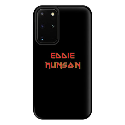 Eddie Munson Text Phone Case for Galaxy S20 Plus