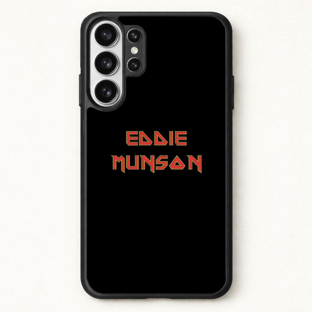 Eddie Munson Text Phone Case for Galaxy S26 Ultra