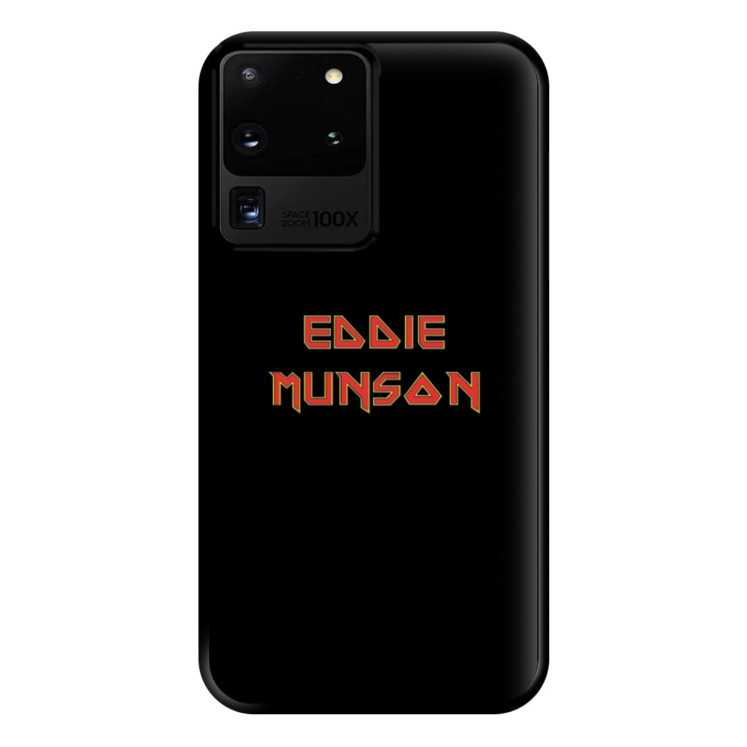 Eddie Munson Text Phone Case for Galaxy S20 Ultra