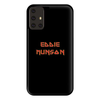 Eddie Munson Text Phone Case for Galaxy A71