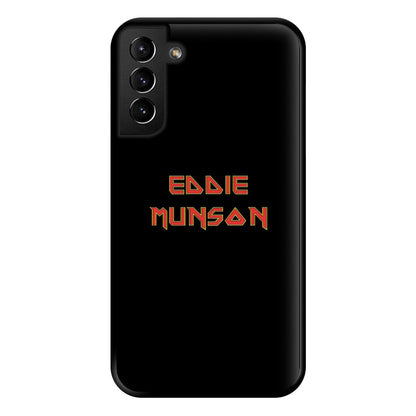 Eddie Munson Text Phone Case for Galaxy S21 Plus