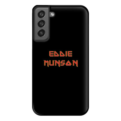 Eddie Munson Text Phone Case for Galaxy S21FE