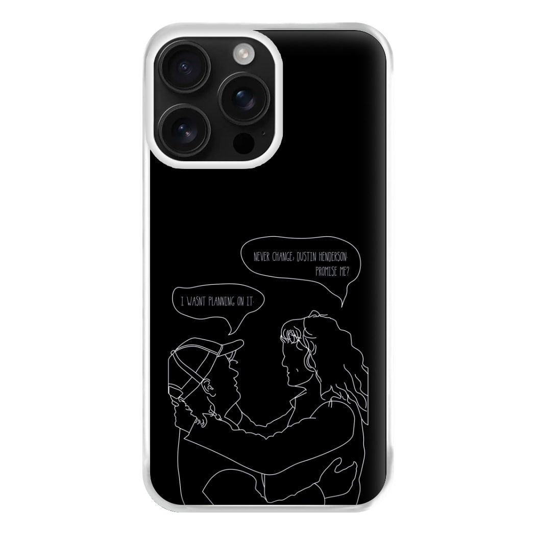 Never Change Dustin - Eddie Munson Stranger Phone Case