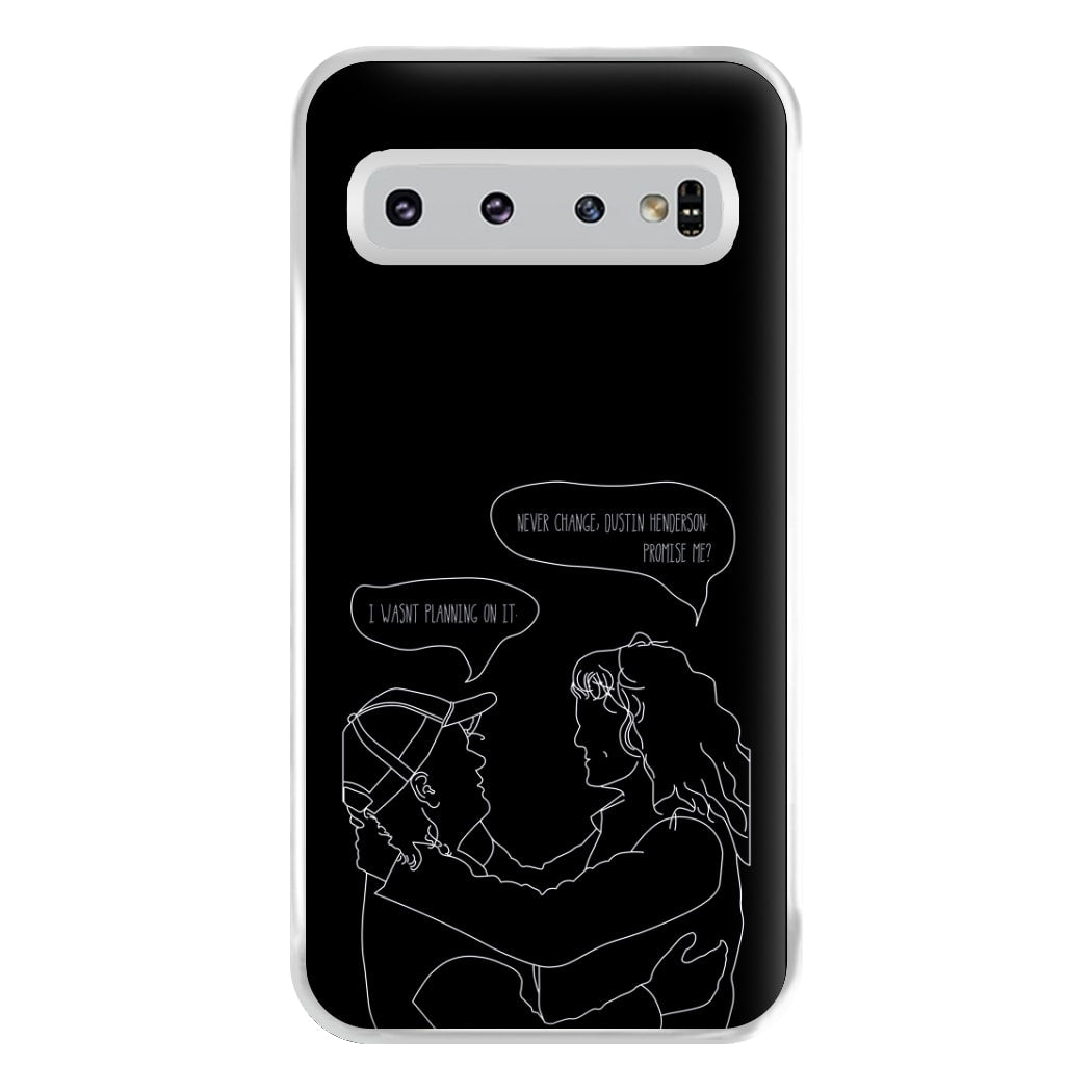 Never Change Dustin - Eddie Munson Stranger Phone Case for Galaxy S10 Plus