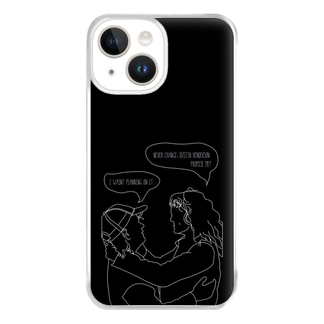 Never Change Dustin - Eddie Munson Stranger Phone Case for iPhone 14