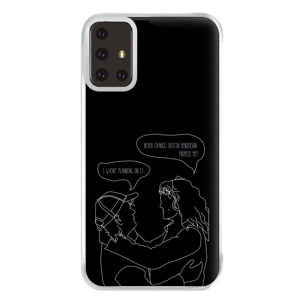 Never Change Dustin - Eddie Munson Stranger Phone Case for Galaxy A71