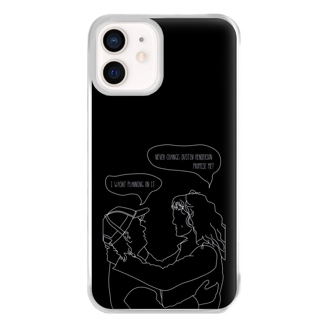 Never Change Dustin - Eddie Munson Stranger Phone Case for iPhone 13 Mini