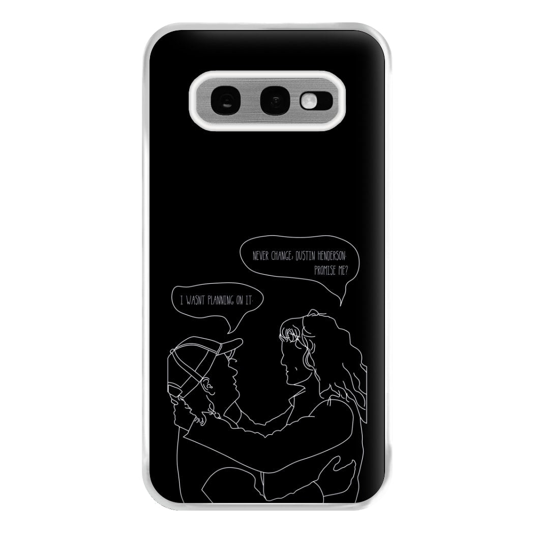 Never Change Dustin - Eddie Munson Stranger Phone Case for Galaxy S10e