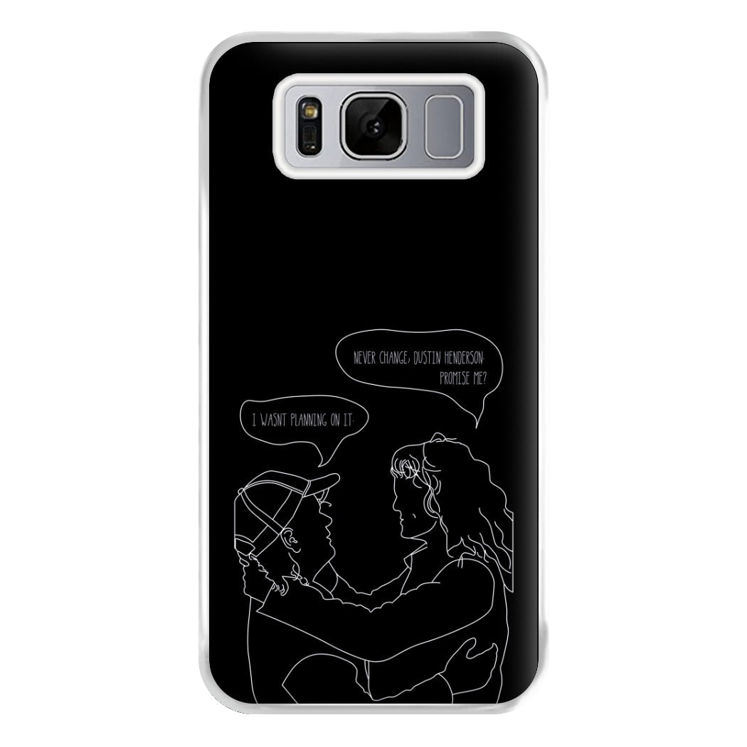 Never Change Dustin - Eddie Munson Stranger Phone Case for Galaxy S8 Plus