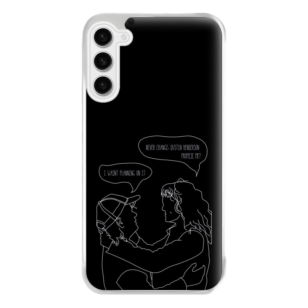 Never Change Dustin - Eddie Munson Stranger Phone Case for Galaxy S23FE