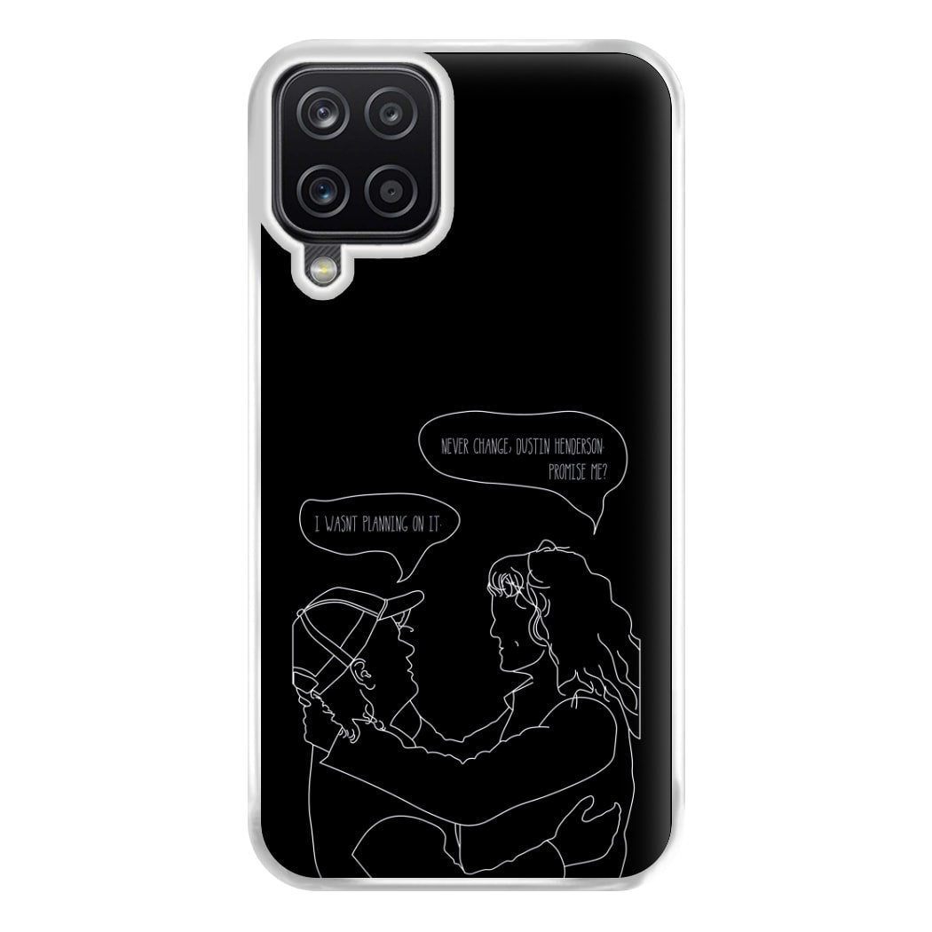 Never Change Dustin - Eddie Munson Stranger Phone Case for Galaxy A12