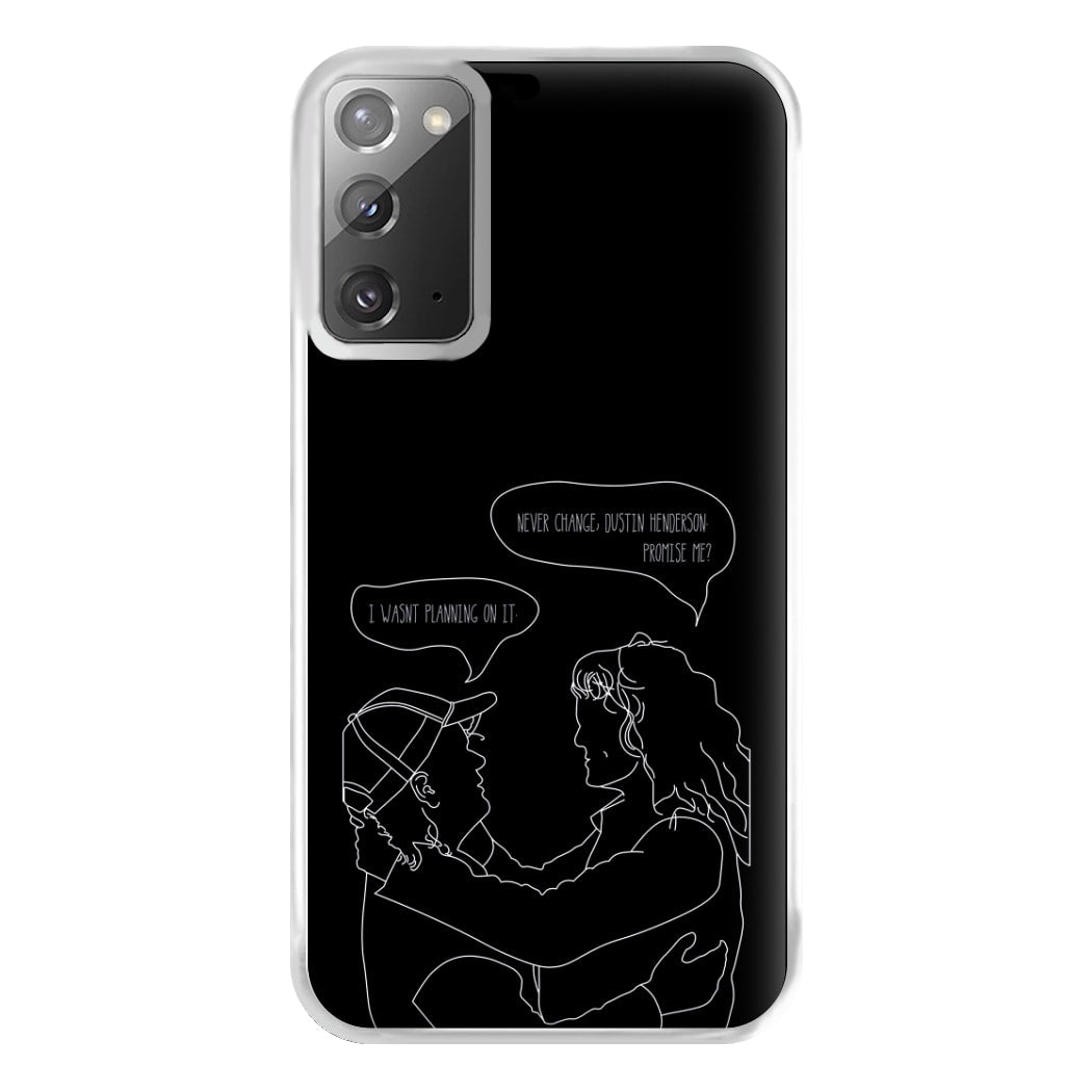 Never Change Dustin - Eddie Munson Stranger Phone Case for Galaxy Note 20 Ultra