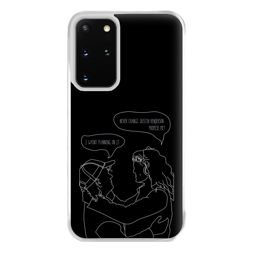 Never Change Dustin - Eddie Munson Stranger Phone Case for Galaxy S20 Plus