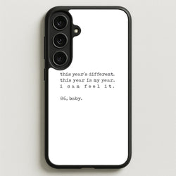This Year's Different - Eddie Munson Stranger Phone Case for Galaxy S25FE