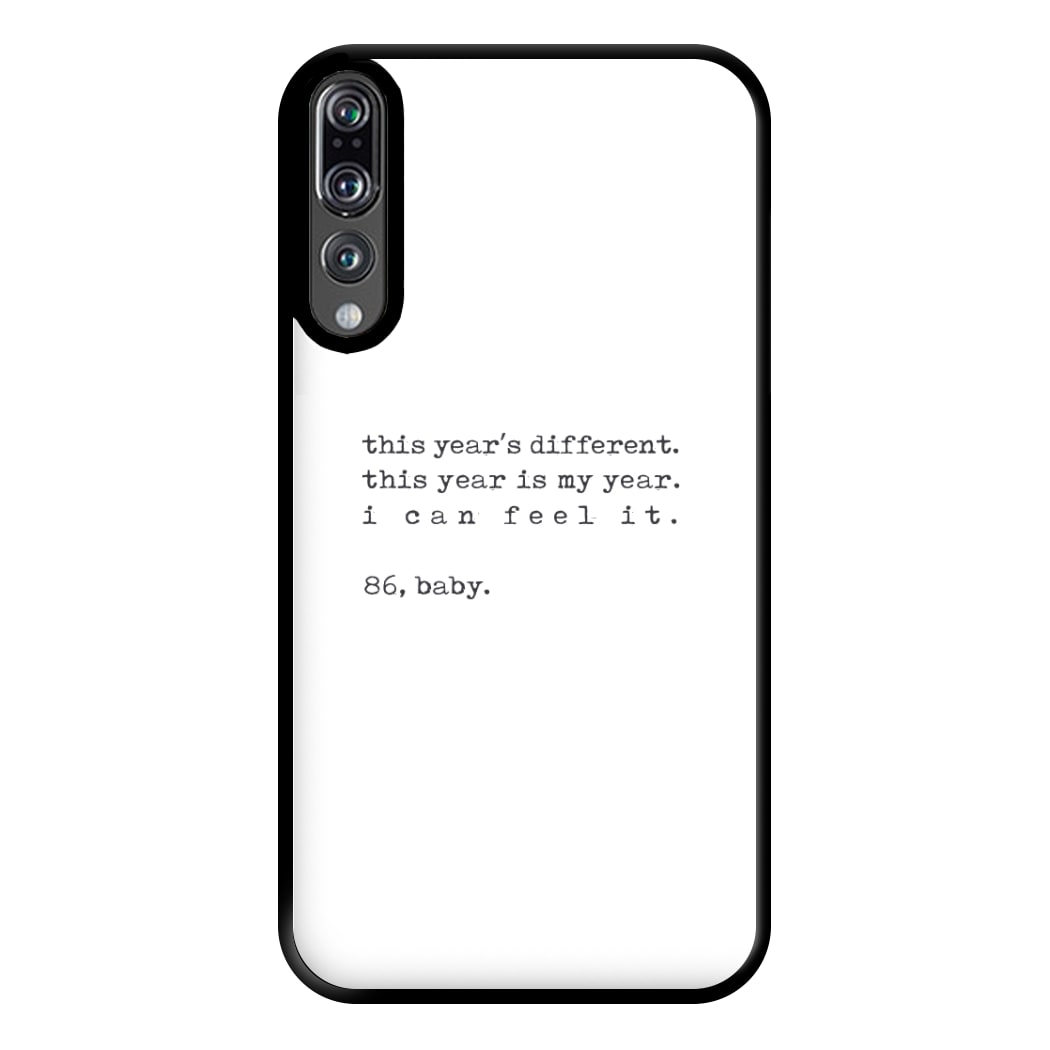 This Year's Different - Eddie Munson Stranger Phone Case for Huawei P20 Pro