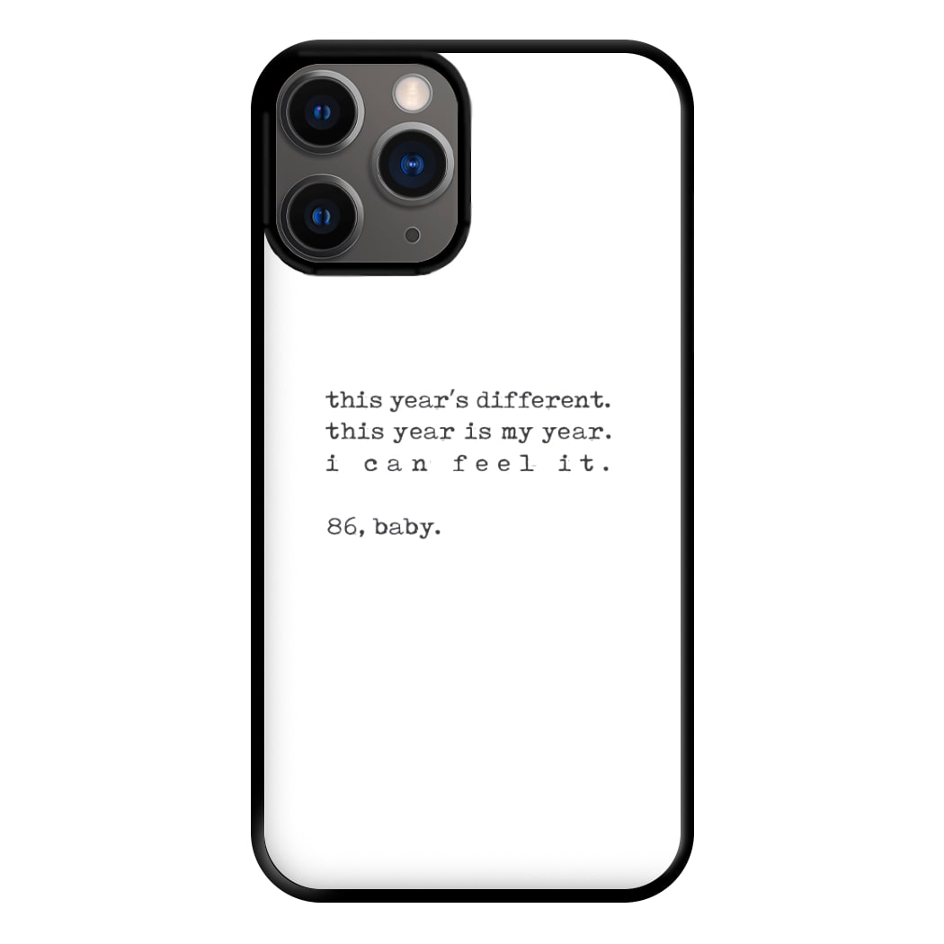 This Year's Different - Eddie Munson Stranger Phone Case for iPhone 12 Pro Max