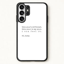 This Year's Different - Eddie Munson Stranger Phone Case for Galaxy S26 Ultra