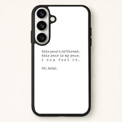 This Year's Different - Eddie Munson Stranger Phone Case for Galaxy S26 Plus