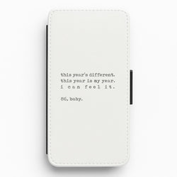 This Year's Different - Eddie Munson Stranger Flip / Wallet Phone Case