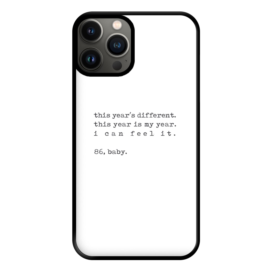 This Year's Different - Eddie Munson Stranger Phone Case for iPhone 11 Pro Max