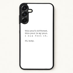 This Year's Different - Eddie Munson Stranger Phone Case for Galaxy A17