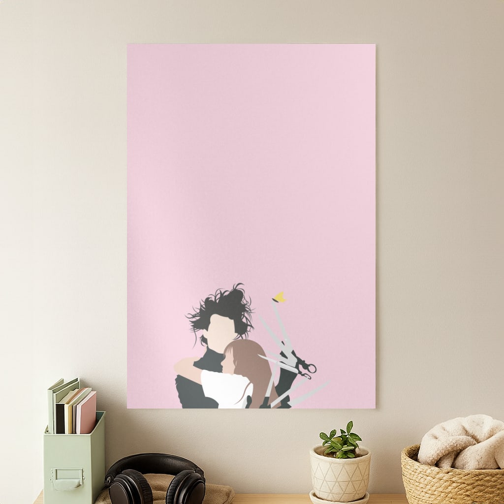 Edward And Kim -Scissorhands Poster