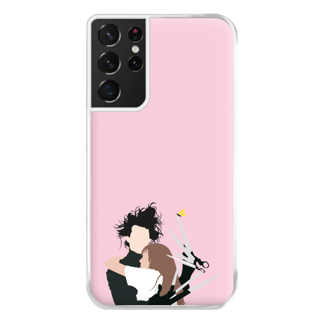 Edward And Kim -Scissorhands Phone Case for Galaxy S21 Ultra