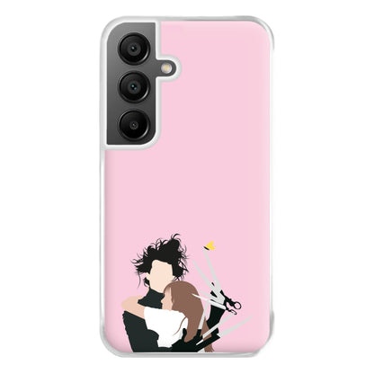 Edward And Kim -Scissorhands Phone Case for Galaxy A55