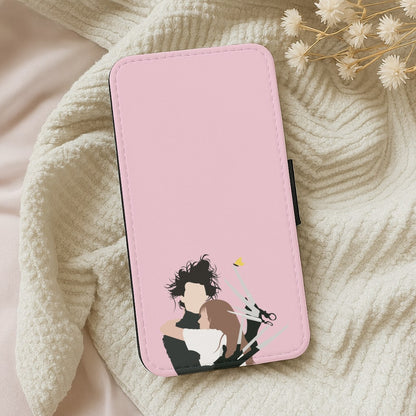 Edward And Kim -Scissorhands Wallet Phone Case