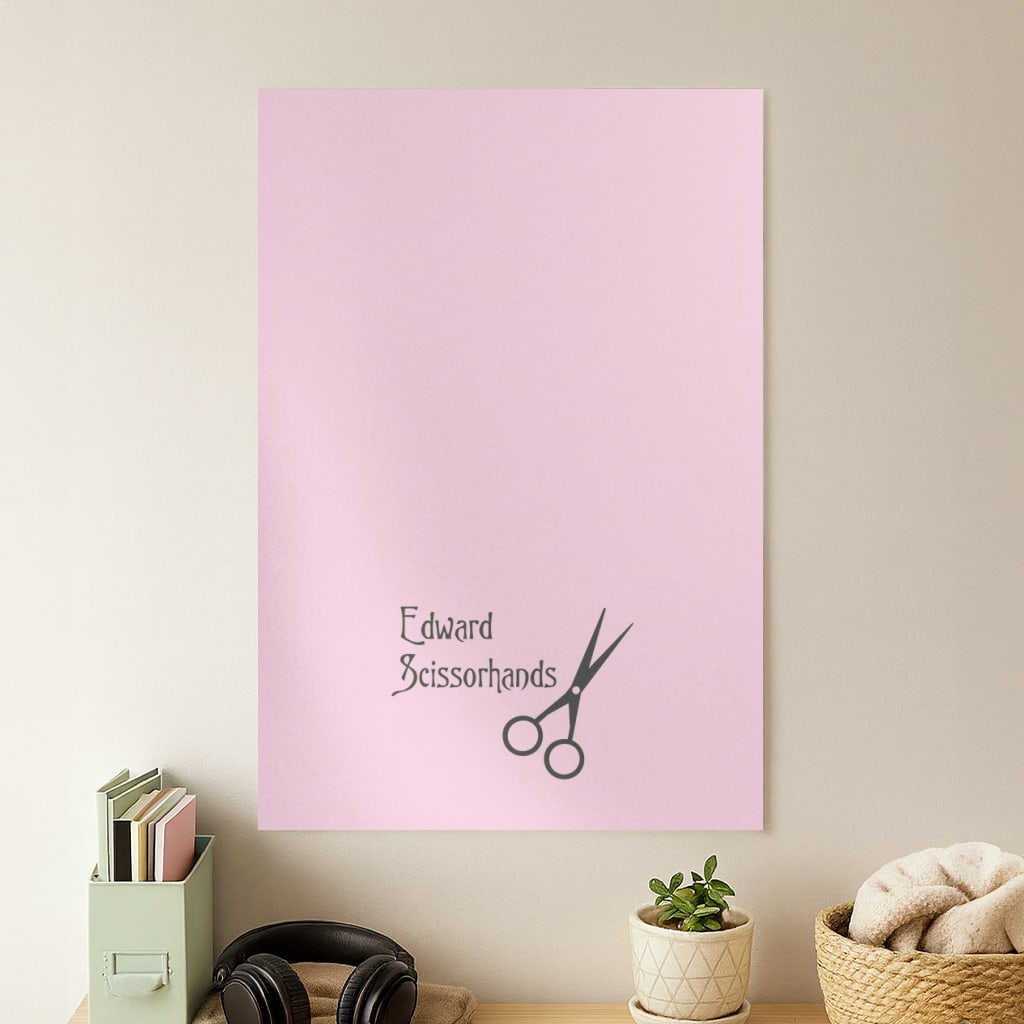 Name - Scissorhands Poster