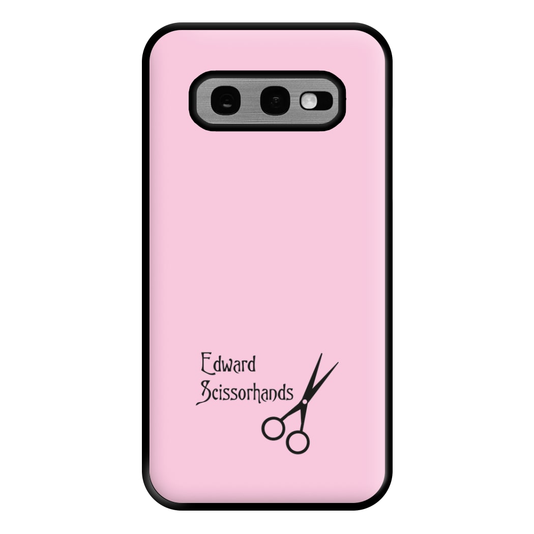 Name - Scissorhands Phone Case for Galaxy S10e