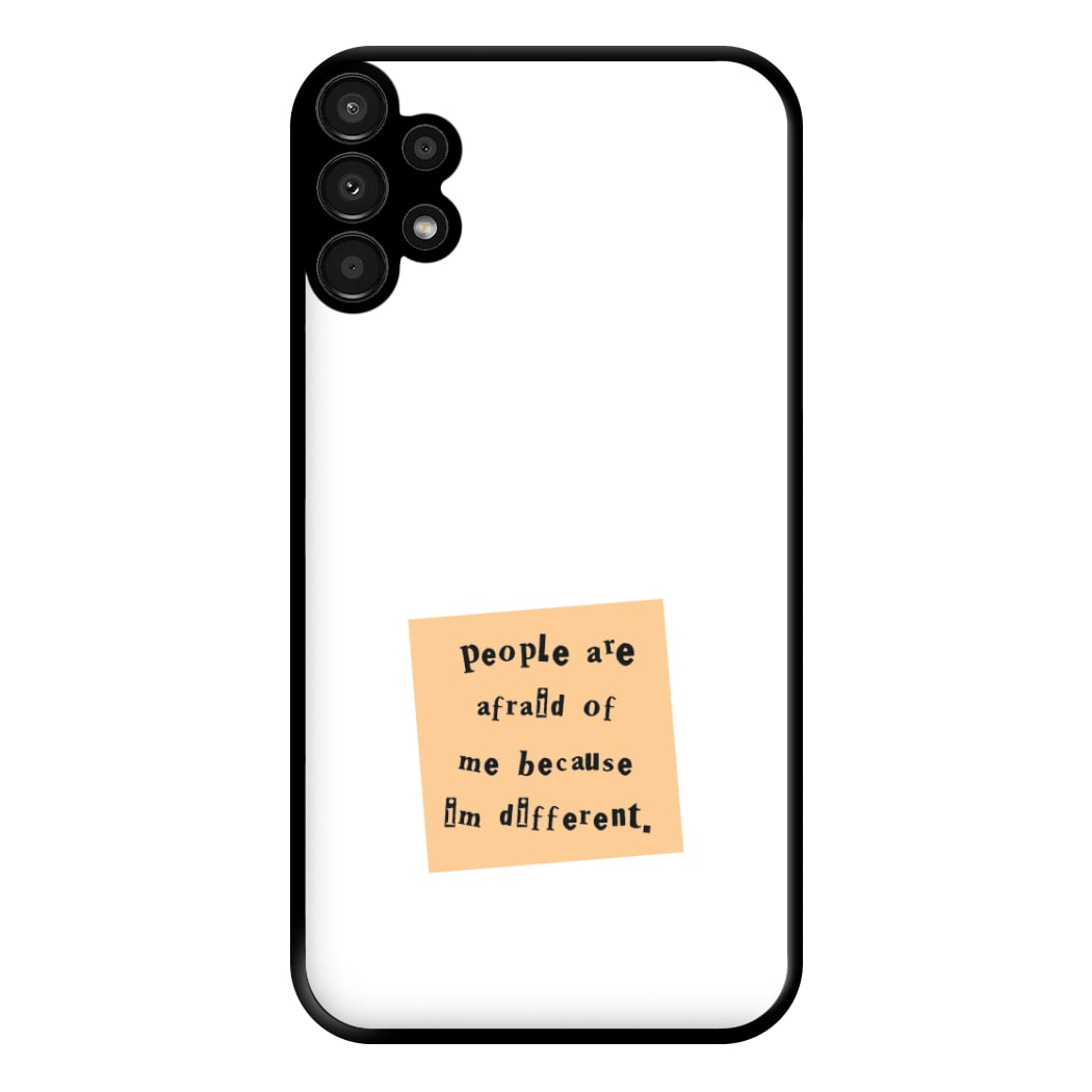 People Are Afraid Of Me - Scissorhands Phone Case for Galaxy A13