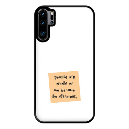 People Are Afraid Of Me - Scissorhands Phone Case for Huawei P30 Pro