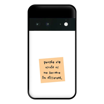 People Are Afraid Of Me - Scissorhands Phone Case for Google Pixel 6a