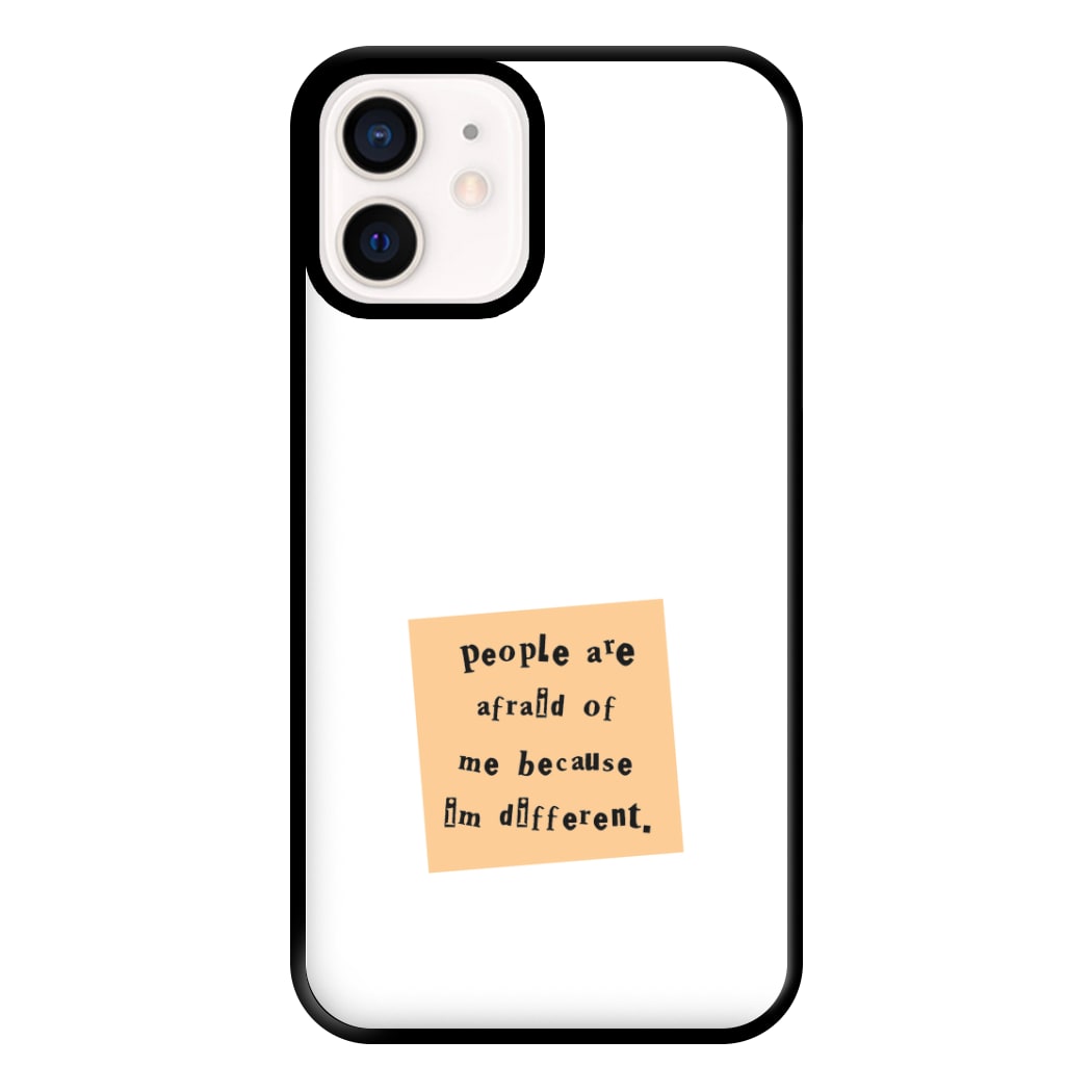 People Are Afraid Of Me - Scissorhands Phone Case for iPhone 13 Mini