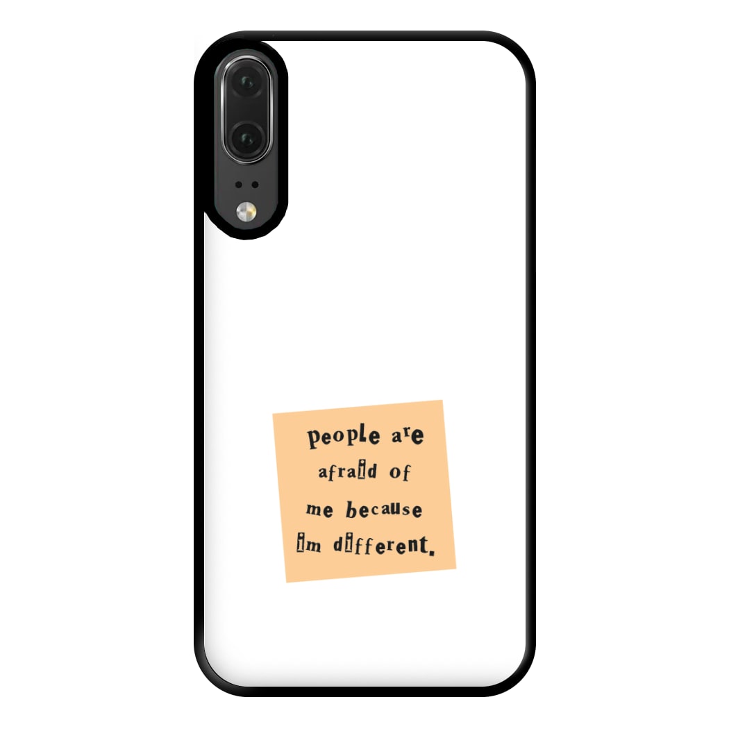 People Are Afraid Of Me - Scissorhands Phone Case for Huawei P20