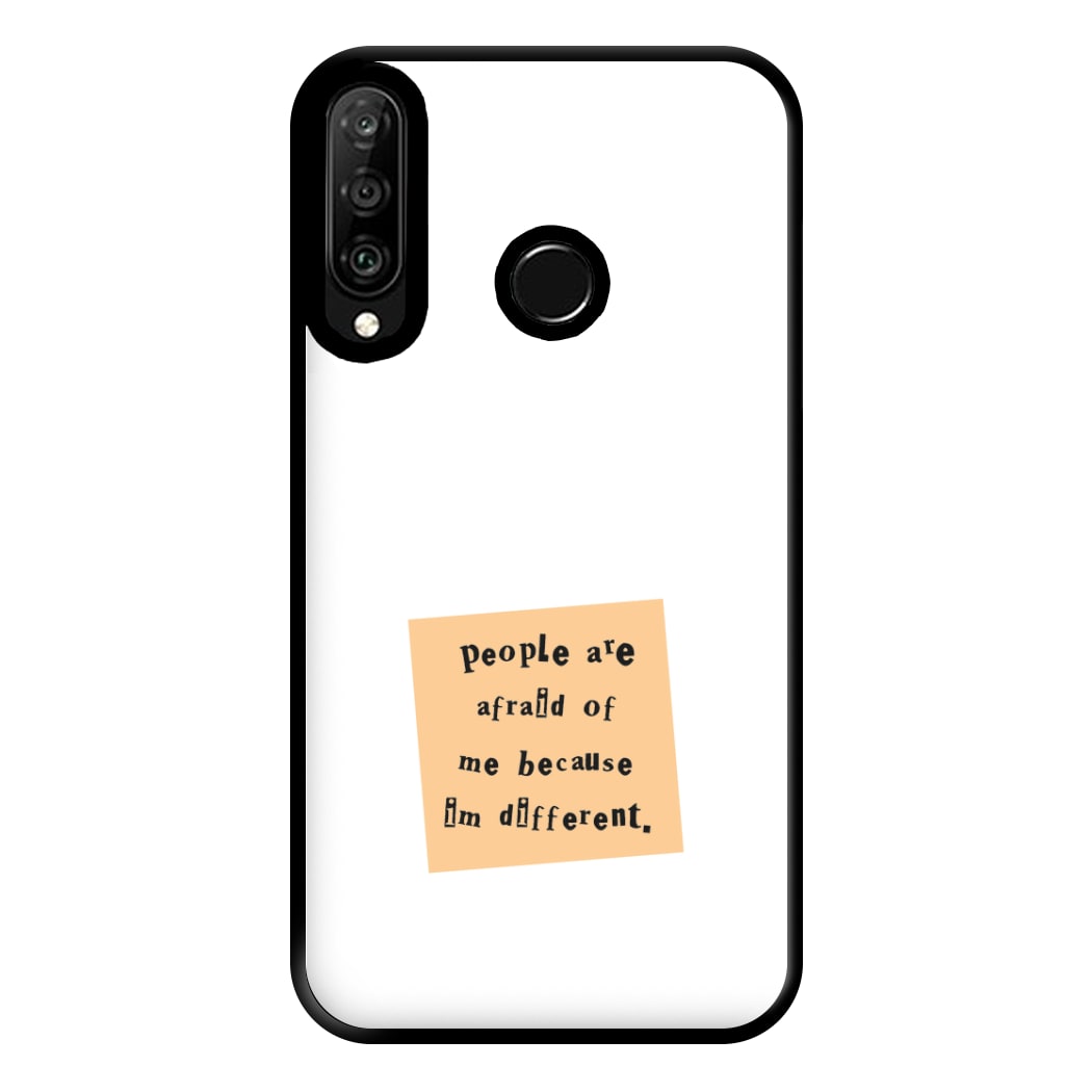 People Are Afraid Of Me - Scissorhands Phone Case for Huawei P30 Lite