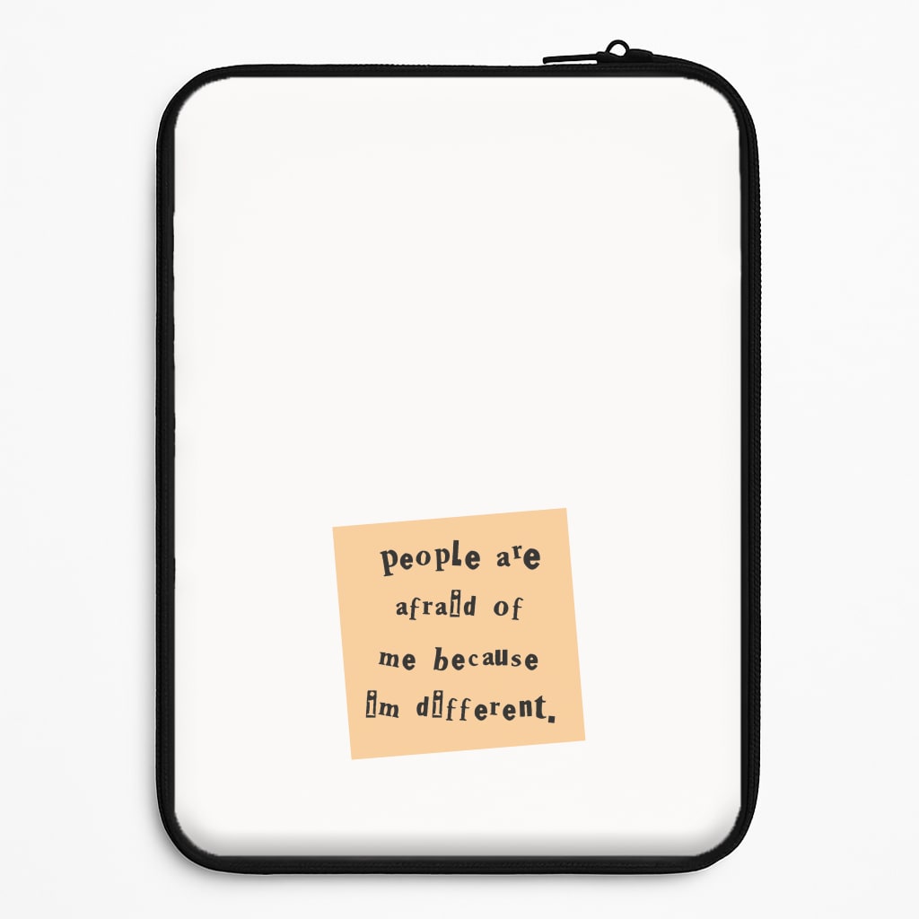 People Are Afraid Of Me - Scissorhands Laptop Sleeve