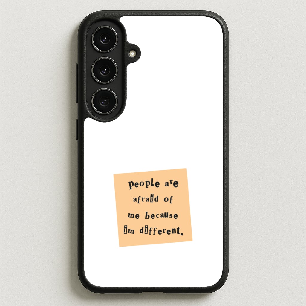 People Are Afraid Of Me - Scissorhands Phone Case for Galaxy S25FE