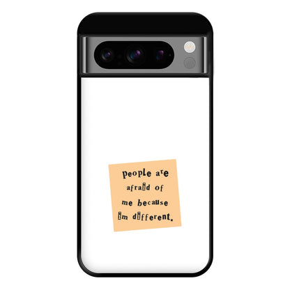 People Are Afraid Of Me - Scissorhands Phone Case for Google Pixel 8 Pro