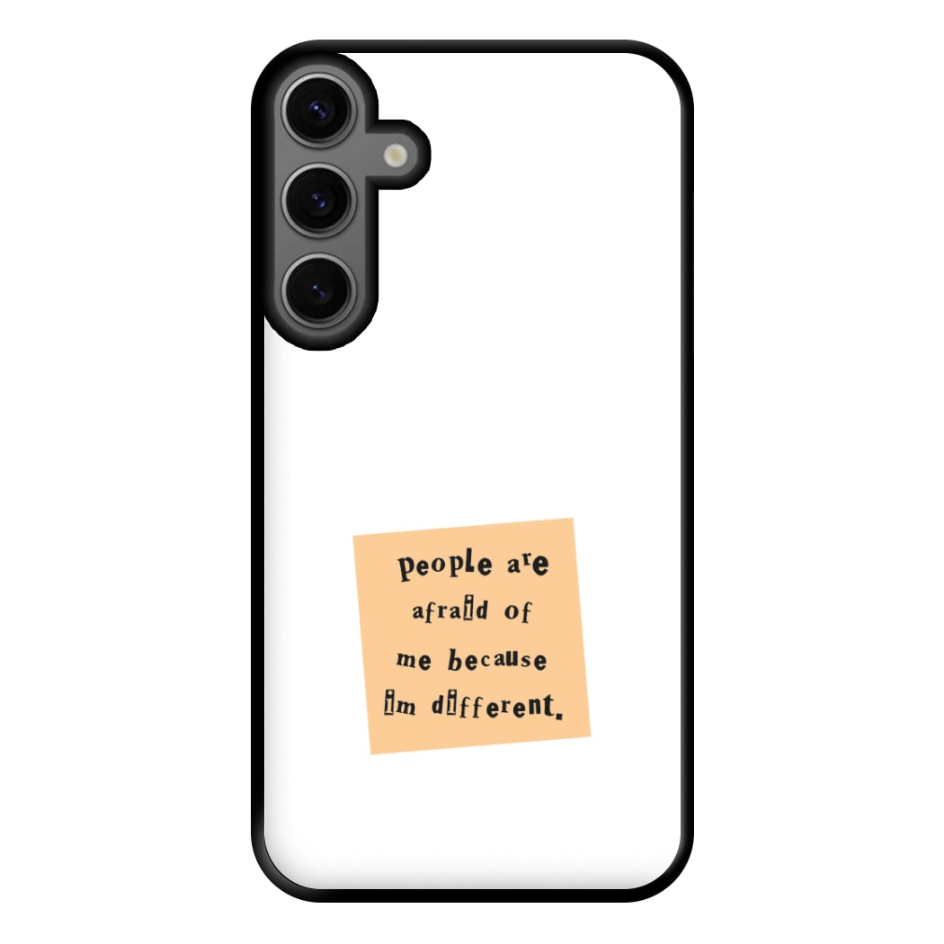 People Are Afraid Of Me - Scissorhands Phone Case for Galaxy S23FE