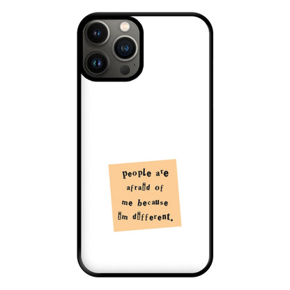 People Are Afraid Of Me - Scissorhands Phone Case for iPhone 11 Pro Max