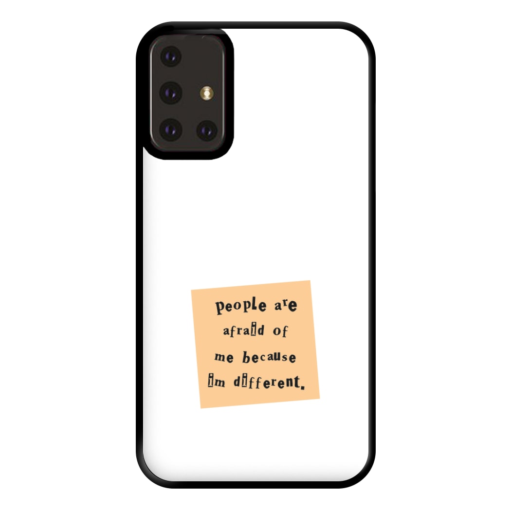 People Are Afraid Of Me - Scissorhands Phone Case for Galaxy A71