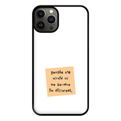 People Are Afraid Of Me - Scissorhands Phone Case for iPhone 13