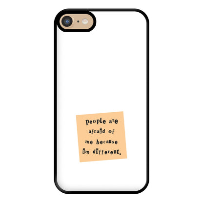 People Are Afraid Of Me - Scissorhands Phone Case for iPhone 6 / 7 / 8 / SE