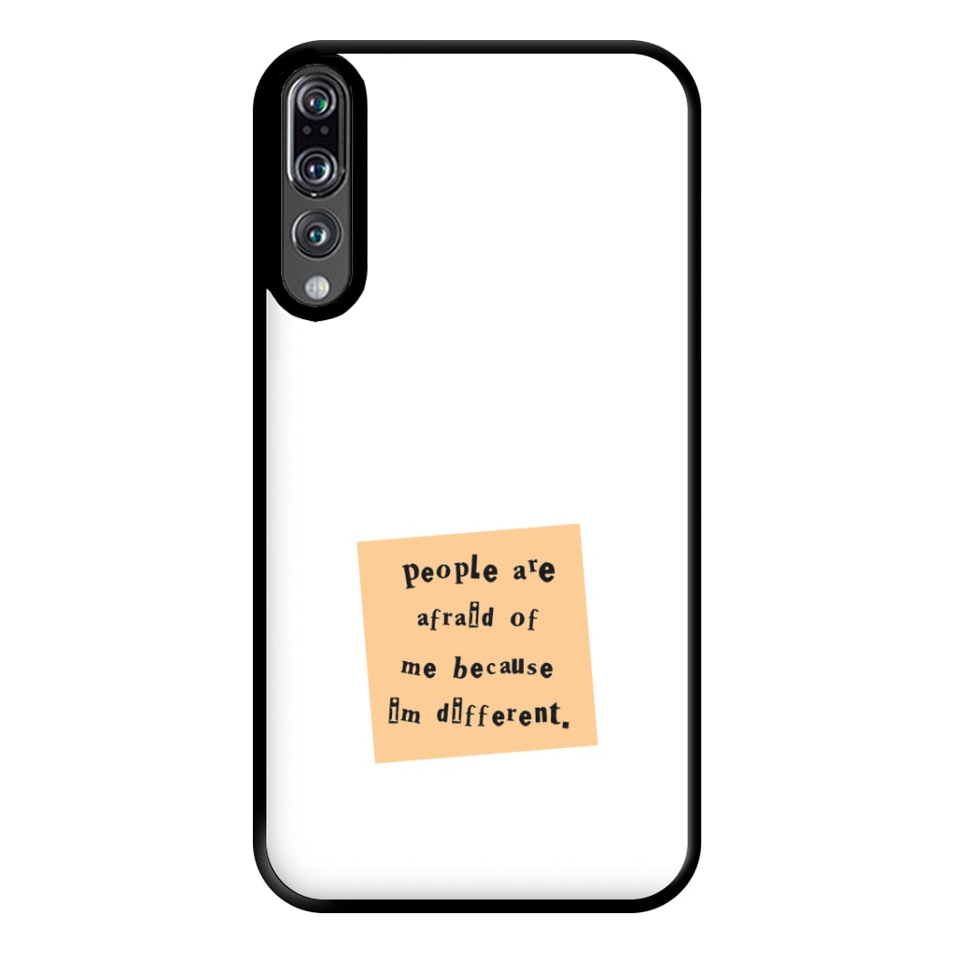 People Are Afraid Of Me - Scissorhands Phone Case for Huawei P20 Pro