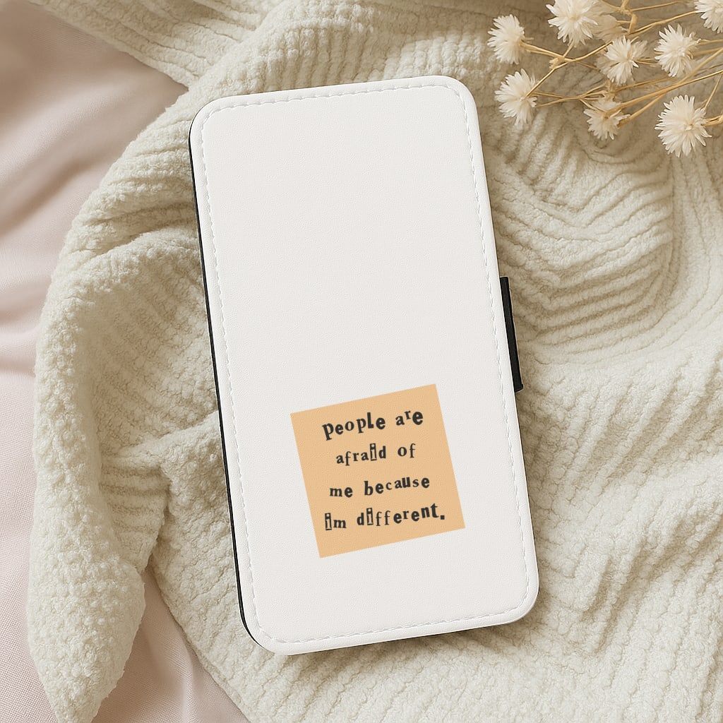 People Are Afraid Of Me - Scissorhands Wallet Phone Case