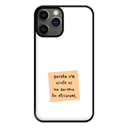 People Are Afraid Of Me - Scissorhands Phone Case for iPhone 12 Pro Max